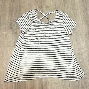 Mossimo Striped Flowy Tee